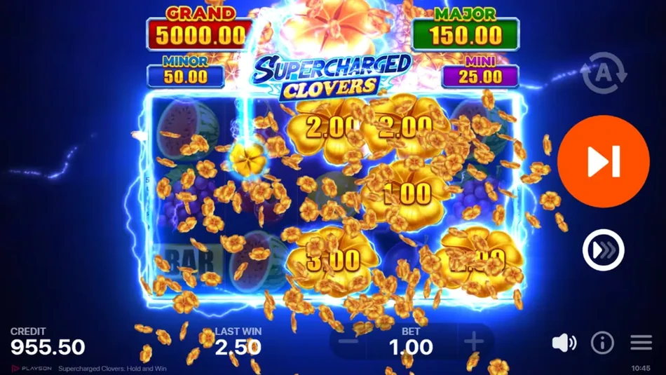 Collect symbol gathering values from multiple cells including a Jackpot symbol
